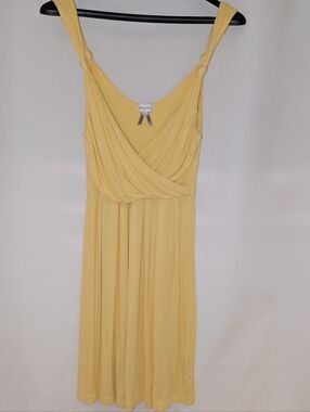 Dynamite Yellow Flowy Sundress